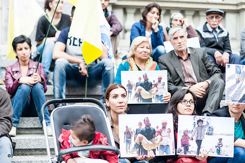 Kurdische Demonstration in Lausanne, Schweiz, DeGust/flickr
