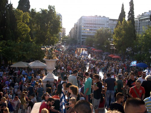Oxi-Kundgebung in Athen, Juli 2015, linmtheu/flickr