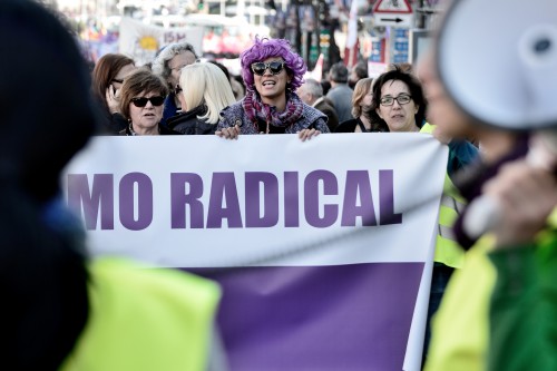 8. März Demonstration in Madrid, Adolfo Lujan/flickr