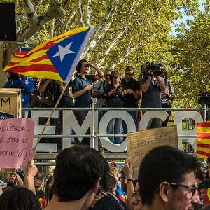 Unabhängigkeitsproteste in Barcelnona, 21.9.2017  Ramon de cal Benido/flickr