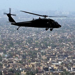 US-Hubschrauber über Bagdad.  soldiersmediacenter/flickr