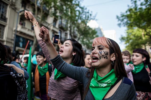 Demo für legalen Schwangerschaftsabbruch in Argentinien, September 2017,  Emergentes/flickr