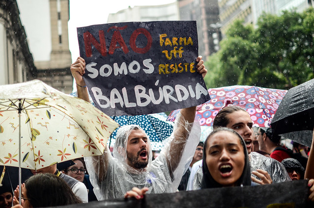 Bildungstreik gegen die geplanten Bildungsetatkürzungen der Regierung Bolsonaro,  Rio de Janeiro, Mai 2019,  Mídia NINJA