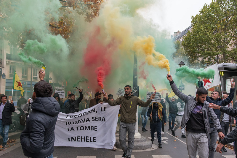Proteste gegen die türkische Invasion in Syrien, Paris, November 2019 Jan Maximilian Gerlach