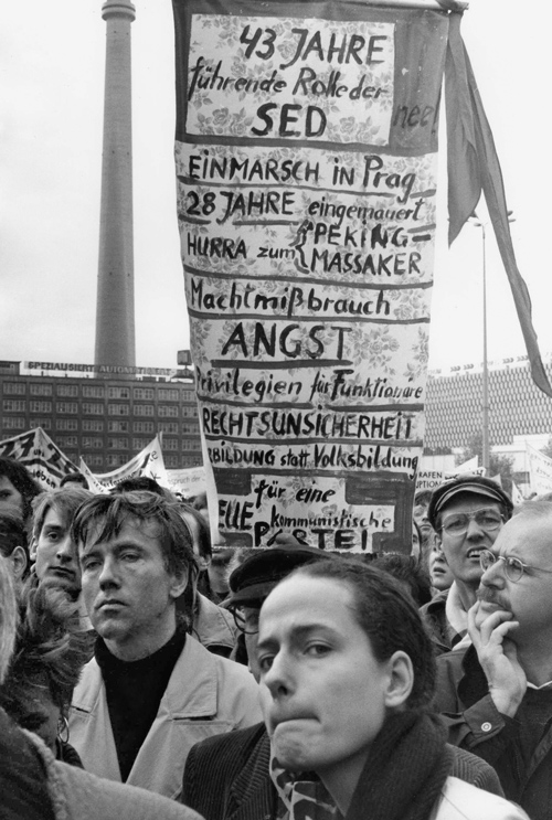 Alexanderplatz, 4. November 89, Foto: Ulrich Stelzner/Umbruch Bildarchiv
