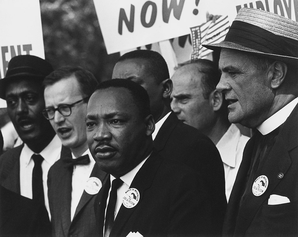 Martin Luther King 1963 beim Marsch auf Washington, Foto: Rowland Scherman CC0